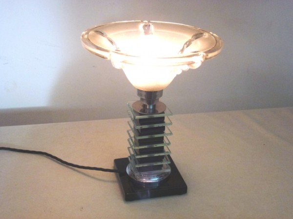 Art Deco Tischlampe aus Frankreich